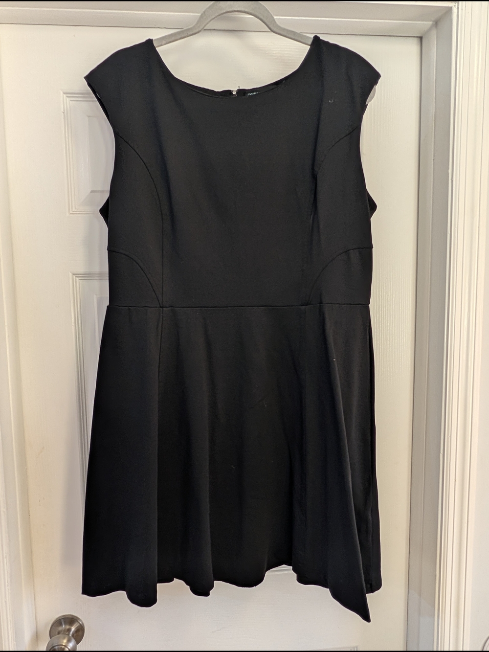 Cynthia Rowley Black Sleeveless Fit & Flare Skater Mini Dress XL